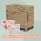 The Honest Company Clean Conscious Diapers | Plant-Based, Sustainable | Just Peachy + Flower Power | Super Club Box, Size 4 (22-