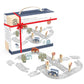 SPEEDY MONKEY Wooden Car Track Set - Road Puzzle Toy with Interlocking Track Pieces and Toy Car Play for Boys & Girls - FSC Cert