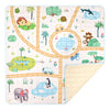 Baby Mat For Floor, Gfu Non-Slip 50X50 Mat, Thick One-Piece Crawling Mat, Infants Mat Foldable And Machine Washable For Boys (An