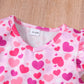 Toddler Girls Heart Puffy Dresses Summer Tutu Party Dress Pink Tulle Dress Baby Valentine'S Day Outfit 6-7 Years 1089
