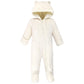 Hudson Baby Unisex Baby Fleece Sleep And Play, Cream Bear, 6-9 Months Us