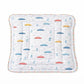 JALVEERA Muslin Baby Godadi, Soft Cotton Quilt, Panda and Cars Print | Lightweight, Breathable, for Newborns and Infants