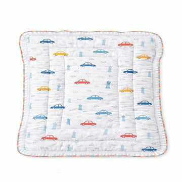 JALVEERA Muslin Baby Godadi, Soft Cotton Quilt, Panda and Cars Print | Lightweight, Breathable, for Newborns and Infants