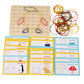 SECRET DESIRE Wooden Montessori Toy Math Manipulative Material for Game Geometry Learning|Developmental Baby Toys