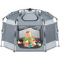 Babepai Pop Up Playpen for Babies - 55.1Wide 36.6Height Portable Baby Beach Tent - Indoor & Outdoor Play Yard, Foldable, Lightwe