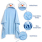 Wodhoy Baby Towels With Hood For 1-6, 2-Pack Toddler Bath Towel With Animal Face Soft Absorbent,Premium Coral Fleece Ultra Absor
