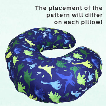 Dinosaur Nursing Pillow Cover, Breastfeeding Pillow Slipcover for Baby Boys & Girls, Nursing Pillow Case for Newborn, Soft Fabri