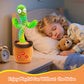 FAYOUCZ Updated Volume Adjustable Dancing Talking Cactus Toy for Baby Toddler, Mimicking Repeating Singing Interactive Cactus To