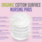 Puretree Organic Cotton Disposable Nursing Pads - For Breastfeeding (2 Boxes - 200 Pads)