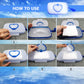 Doerdo Portable Wet Wipe Dispenser Baby Wipe Box, Baby Wipe Holder With Lid, Wipe Case For Travel Home Office Cars, Blue