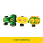 TOMY John Deere Animal Sounds Hayride Musical Tractor Toy - Musical Hayride Toddler Toys - Includes Farmer Figure, Tractor, and