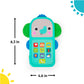 Bright Starts Elephone Baby Phone Toy for Mini-Me Fun with Music and 20+ Sound Effects, 6 Months & Up