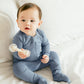 Vaenait Baby Toddler Boys Girls Solid Footie Pajama Cozy Modal Powderblue 3-6M