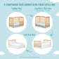 Dream On Me Chelsea 5-In-1 Convertible Crib In Natural, Jpma Certified
