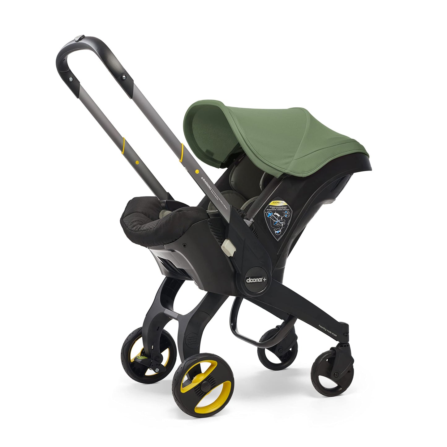 Doona Car Seat & Stroller, Desert Green - All-in-One Travel System