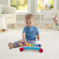 Fisher-Price Toddler Pull Toy, Classic Xylophone Pretend Musical Instrument with Mallet and Rolling Wheels for Ages 18+ Months
