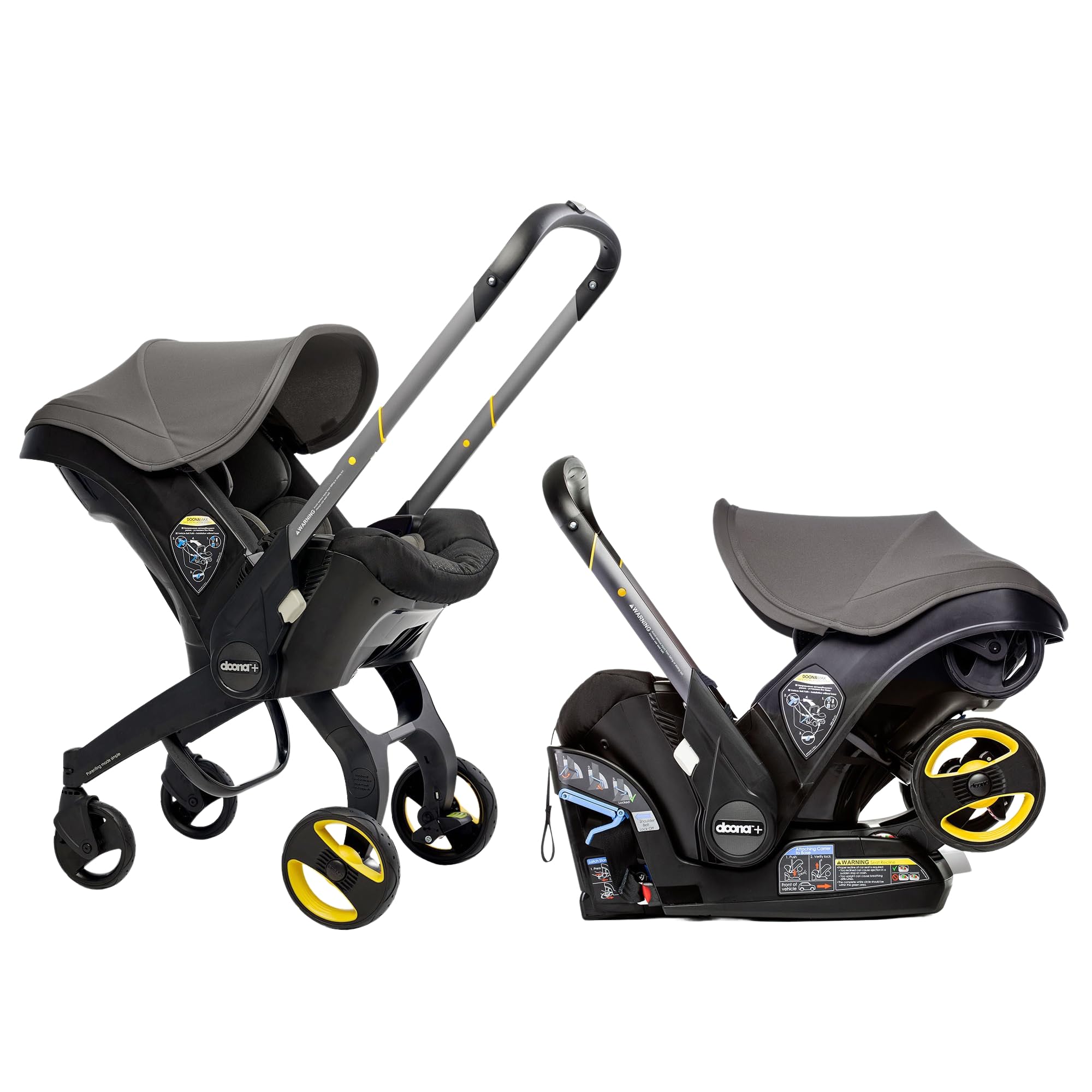 Doona Car Seat & Stroller, Greyhound - All-in-One Travel System ...