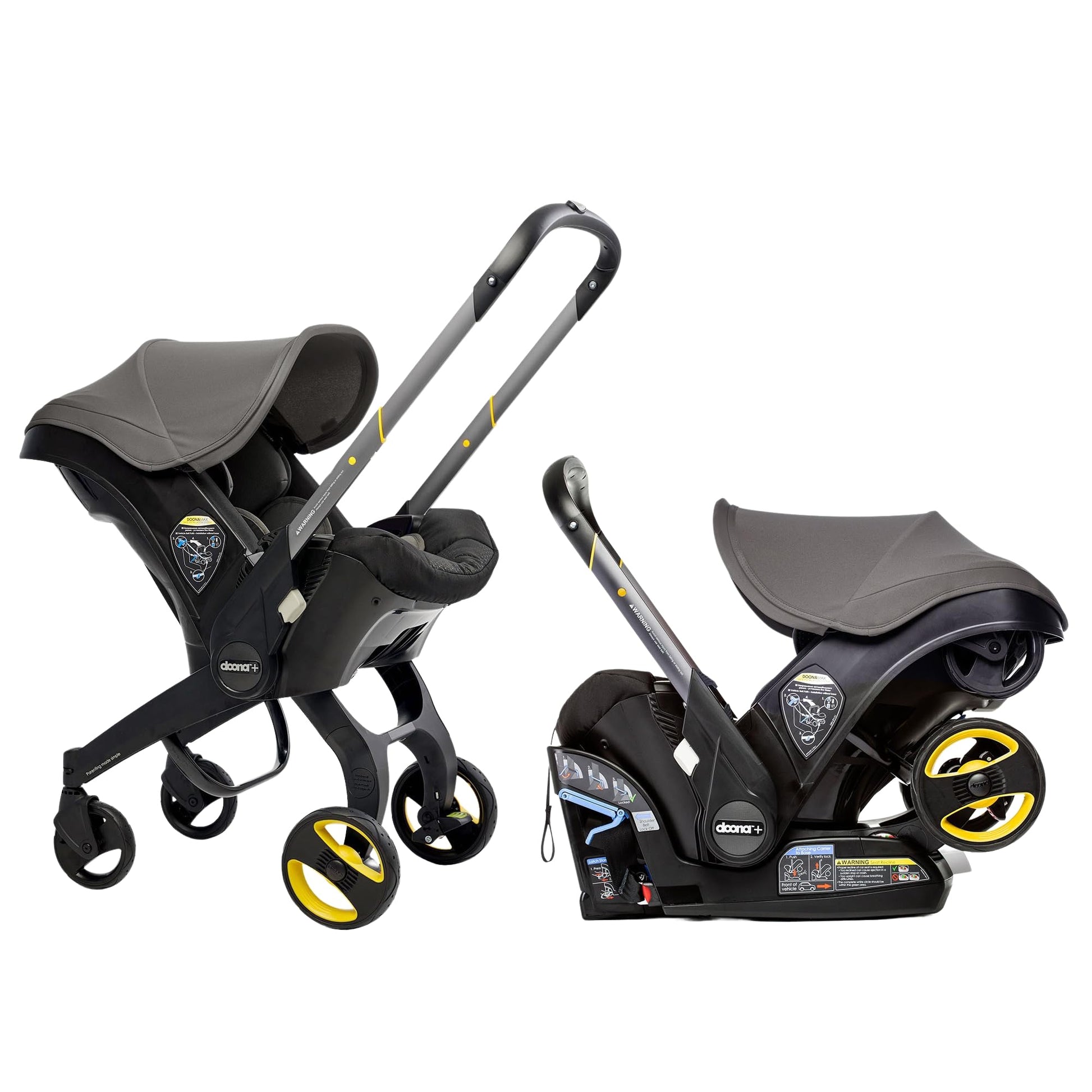 Doona Car Seat & Stroller, Greyhound - All-in-One Travel System