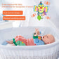 Funsland Baby Stroller and Car Seat Toys for Infant - Hanging Rattle Teether Clip on Soft Plush Baby Toys for Boys and Girls 3-1