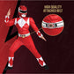 Disguise Red Ranger Classic Muscle Child Costume, Red, Medium/(7-8)