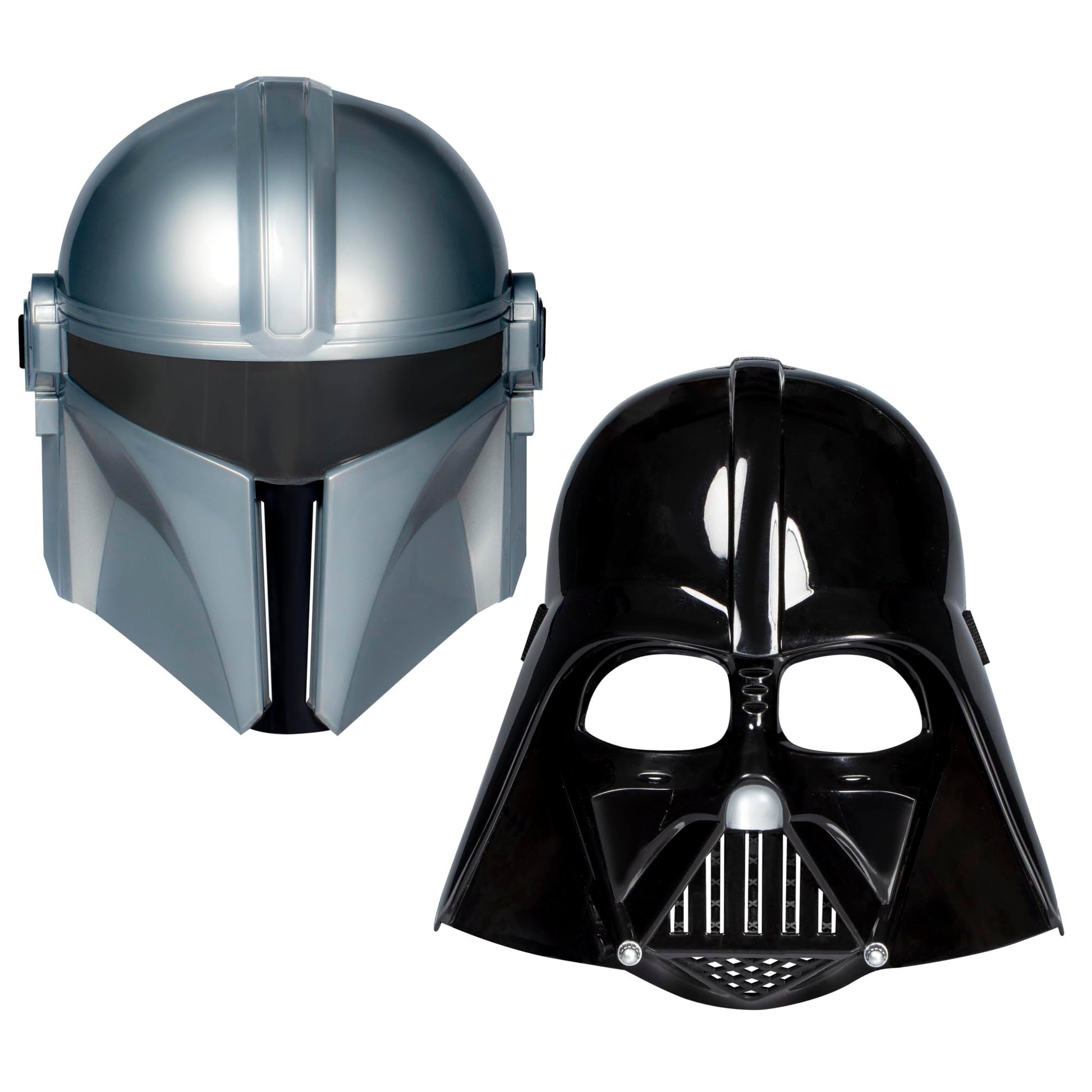 STAR WARS Mandalorian & Darth Vader Masks, 2-Pack Roleplay Toys, Costume for Kids, Toys for Boys & Girls Ages 5+