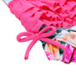 Xfgirls Baby/Toddler Girls 1 Piece Swimsuit Long Sleeve Rash Guard Beach Wear 1-6M, Hot Pink Flower