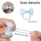 C  Llot Durable Hand-Sewn Tiny 2-Inch Hair Bows With Rubber Bands - Ponytail Holders And Gifts For Baby Girls, Infants, Toddlers