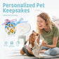Tubuui Clay Paw Print Kit For Dogs Cats (Makes 2), Pawprint Keepsake Kit,No Mess Baby Hand And Footprint Kit Ornament With Clay