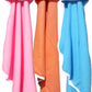 BRANDONN Newborn Original 3PCS.. Big Size (36 X 27) Cute Baby Blankets for Babies (Orange, Pink, Blue; Pack of 3)