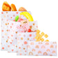 Paterr 4 Pcs Sandwich Bag Reusable Zipper Snack Bags Washable Food Safe Lunch Bags For Kids Students Adults Food (Rainbow)