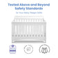 Delta Children Bentley S Series 4-In-1 Convertible Baby Crib, White