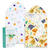 Baby Hooded Towel, 2 Pack Bath Towel for Boy or Girl, Soft Baby Bath Towel, Shower Gifts for Newborn, Infant, Toddler (29 X 29 I