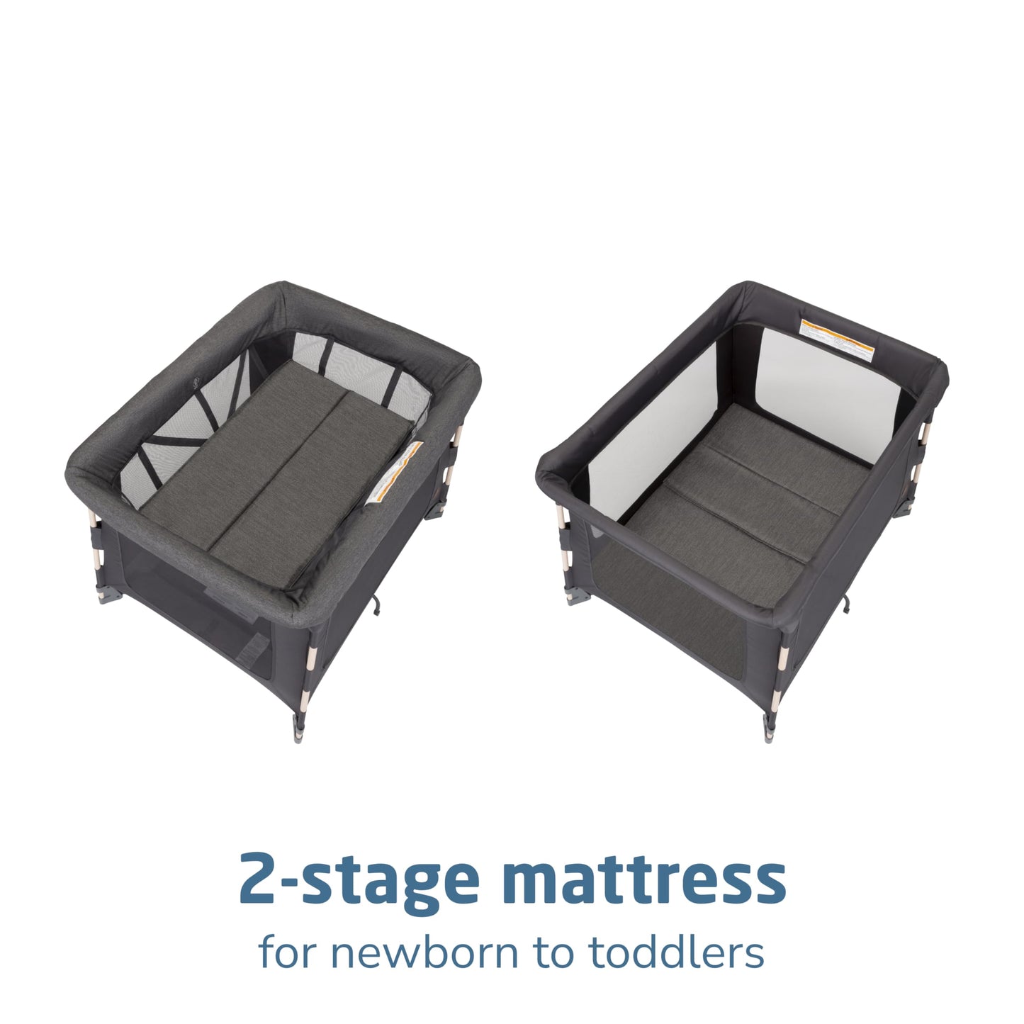 Maxi-Cosi Swift Baby Playpen With Mat, Baby Play Yards, Pack And Play With Bassinet - Portable Playpen For Babies And Toddlers,