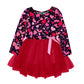 Toddlers Valentines Day Dress Heart Love Print Red Tulle Tutu Dresses 2-3T