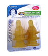 First Essentials by NUK Latex Baby Bottle Nipples, 6 Pack