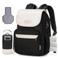 Mancro Small Diaper Bag Backpack with Changing Pad, Stylish Diaper Bag with Insulated Bottle Pocket, Water Resistant Baby Bags f