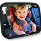 Funbliss Baby Car Mirror For Rear Facing Seat | 360 Rotation, Safety Certifiedshatterproof Acrylic Glass, Clear Wide View | Infa