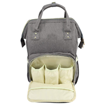 Styleys Baby Backpack Handbag, Mummy Bags, Diaper Bag For Mothers For Travel Nappy Tote Backpack (S11035A, Grey)