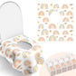 30 Pack Toilet Seat Covers Disposable, Individually Wrapped for Travel, Large Waterproof Potty Covers for Kids and Adults,Toddle