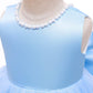 Baby Girl Party Wedding Easter Dress, Sleeveless Floor Length Tutu Tulle Dance Gown 1St Birthday 12-18Months