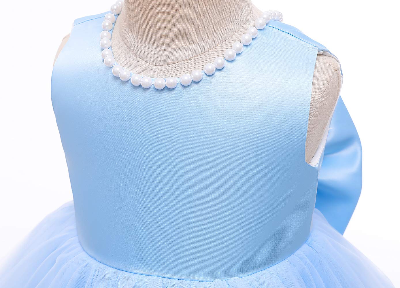 Baby Girl Party Wedding Easter Dress, Sleeveless Floor Length Tutu Tulle Dance Gown 1St Birthday 12-18Months