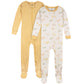 Gerber Unisex-Baby 2-Pack Footed Pajamas, Safari, 12 Months
