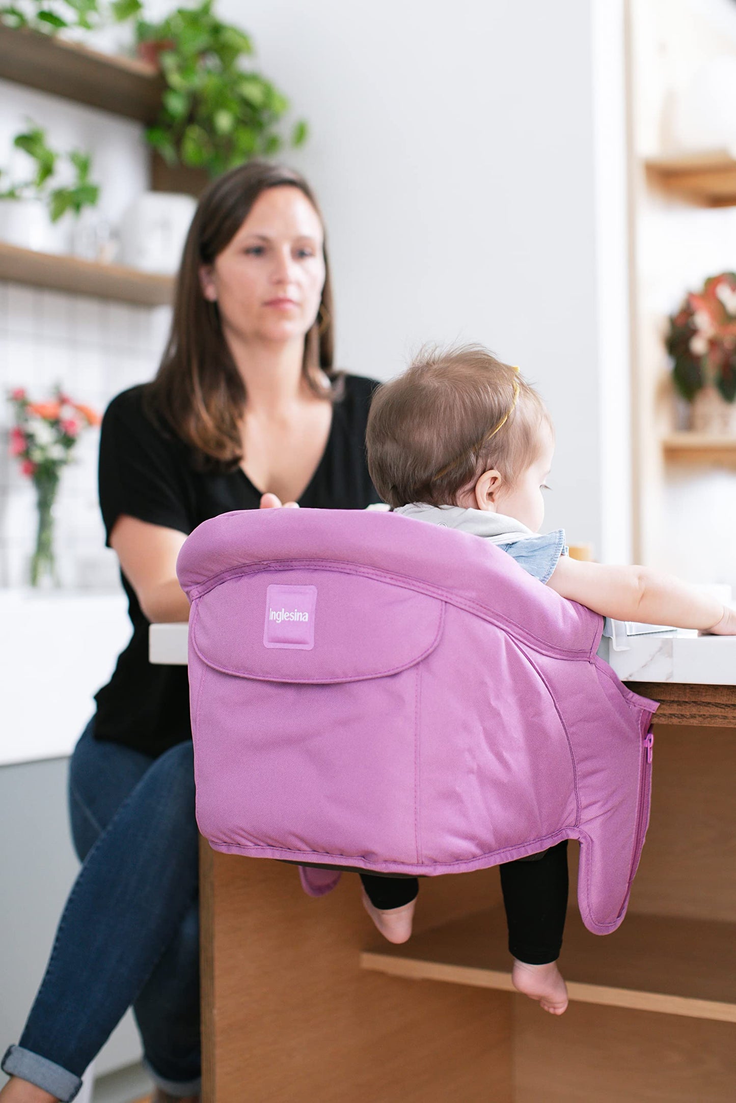 Inglesina Fast Table Chair - Award-Winning Convenient Baby High Chair - Use At Most Tables Or Restaurants Without Leaving Scratc