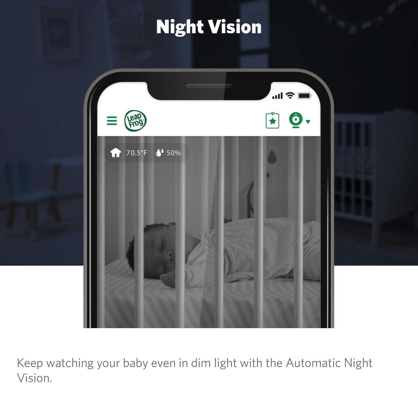 Leapfrog Scout Lf2911 Baby Monitor Camera, Wifi Remote Access, 1080P Hd 360  Pan & Tilt Smart Camera, 2-Way Audio Talk, Night Li