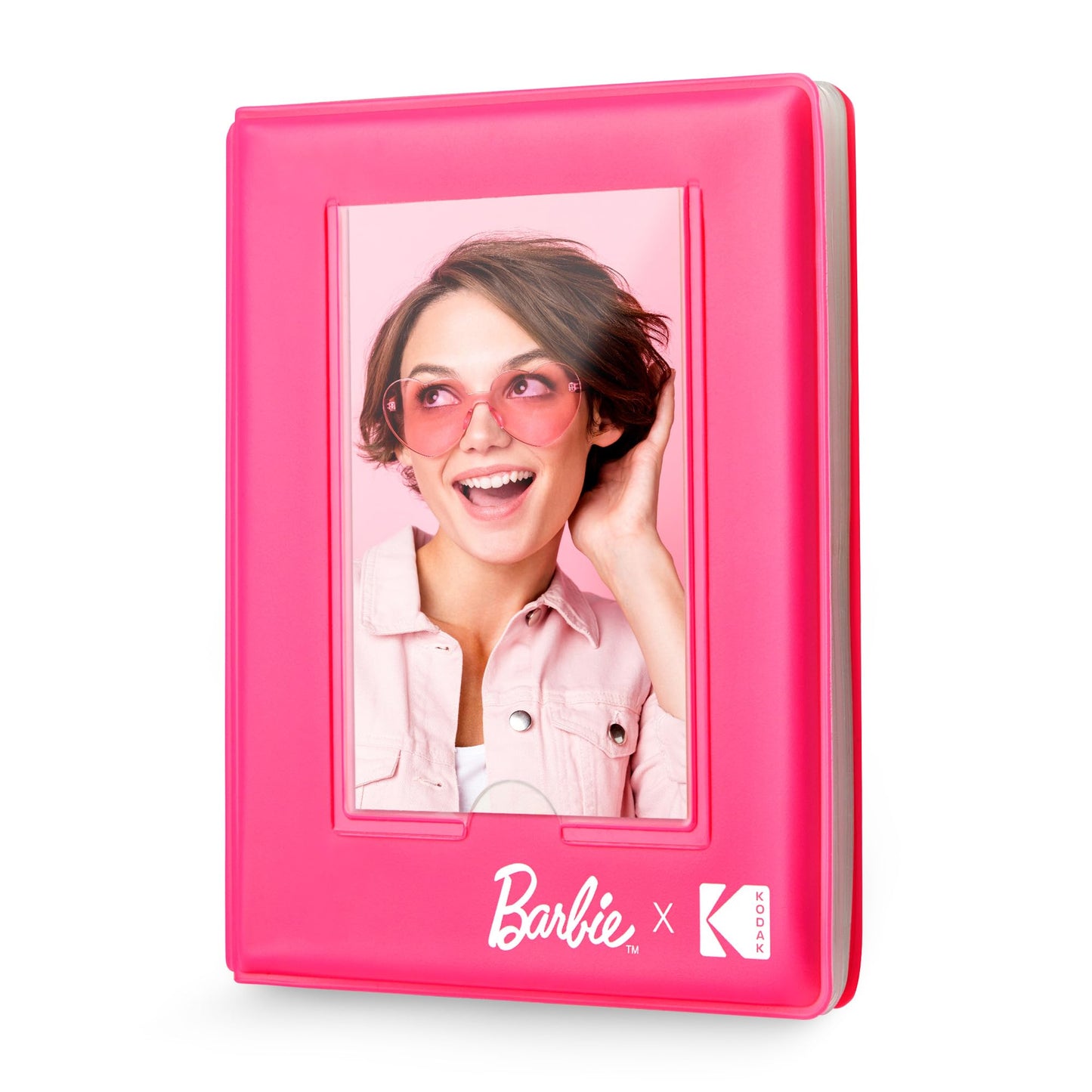 Kodak X Barbie 64-Photo Mini Photo Album With Transparent Window Cover For Barbie Instant 2X3    Zink Zero Ink Photo Paper