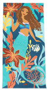 Jay Franco Disney The Little Mermaid Live Action Deep Sea Adventures Kids Bath Pool Beach Towel - Super Soft & Absorbent 100% Co