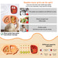Kids Divided Plate, 3 Pcs(Plate With Lid And Inner Dish), Toddler Dishes Tableware, Dishwasher-Safe For Baby Feeding Dinner Plat