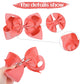 Choicbaby 36Pcs 6 Inch Hair Bows For Girls Large Hair Bows With Alligator Clips Toddler Hair Accessories For Baby Girls Kids Tee