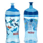 Nuby Printed Kids Pop Up Sipper Water Bottle 12Oz, 2 Count Blue