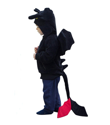 Comfycamper Adorable Dragon Hoodie For Boys Girls Kids And Adults As Cute Animal Dragon Costume Sweatshirt, 4-6 Years